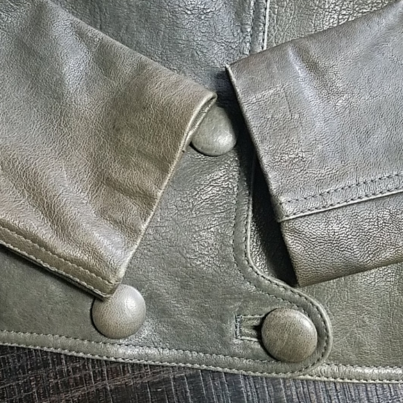 3.1 Phillip Lim Leather Moto Button Jacket - Picture 10 of 16